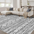 Nakagishi 5x7 Area Rugs Living Room: Washable Large Neutral Soft Rug Stain by NakagishiAreaRug