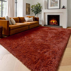 Amdrebio Terracotta Rust Area Rugs - Image 5