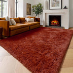 Amdrebio Terracotta Rust Area Rugs - Image 5