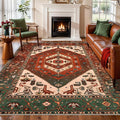 SERISSA 6x9 Area Rugs for Living Room, Large Washable Non-Slip Boho Rug by SERISSAHomeDecorCollection
