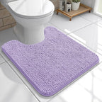 OLANLY Toilet Rugs U-Shaped 20x20, Extra Soft Absorbent Chenille Contour by OLANLY