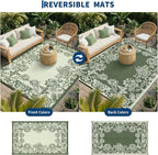 Garvee Outdoor Rugs 9' x 12’ Waterproof Reversible Mats, Large Area Plastic - Image 3