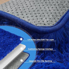 9x12 Blue Area Rugs for Living Room, Large Fluffy Shag Rug for Bedroom Boys - Image 7