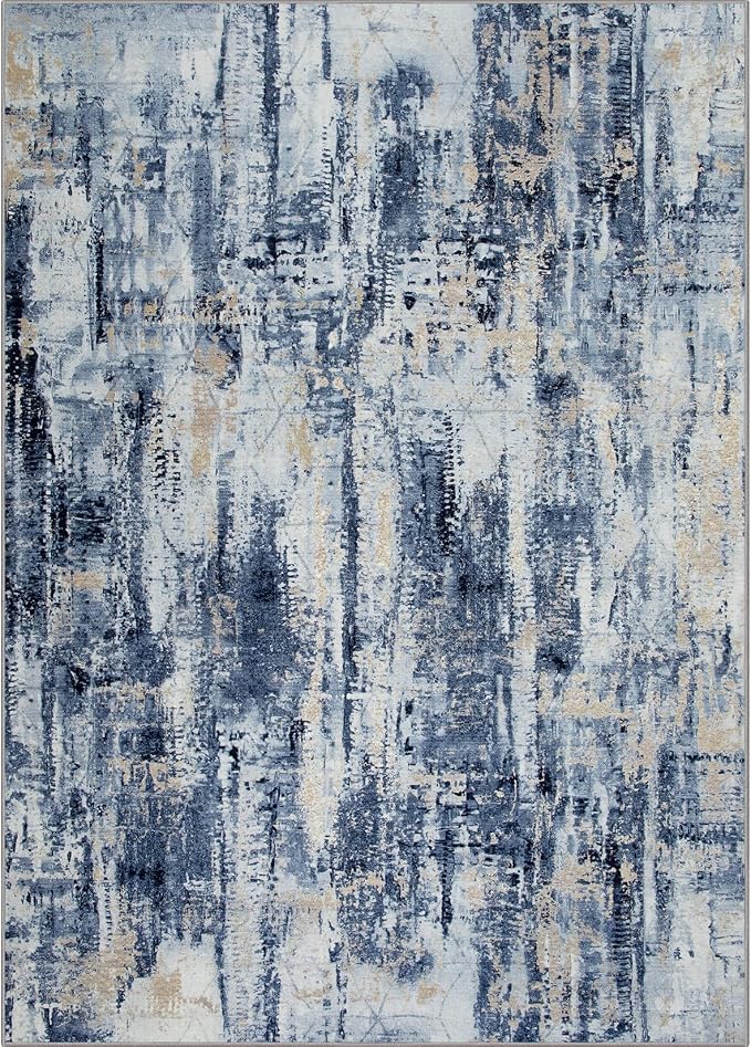 4x6 Area Rugs Washable Rug: Modern Abstract Living Room Rug Soft Anti-Skid Thin - Image 7
