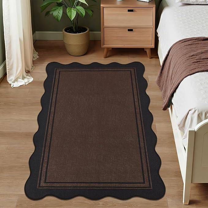 Easy Jute 3x5 Outdoor Rug Washable Non Slip Rug - Image 9