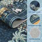 GarveeHome Zebra Teal Washable Rugs 5x7 - Image 5