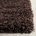 SAFAVIEH California Premium Shag Collection 6'7" x 6'7" Square Brown SG151 - Image 8