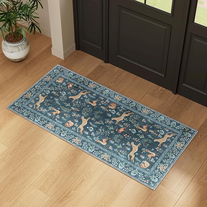 DUKINO 2x4 Rug for Hallway, Washable Kitchen Runner Rug - Image 6