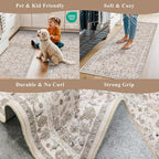 3x10ft Hallway Runner Rug Non-Slip Washable – Soft Long Carpet Runner - Image 5