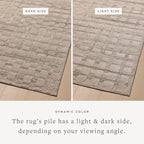 Loloi Amber Lewis Monty Collection MOT-06 Pebble/Beige 2'-7" x 10'-0", .50" - Image 3