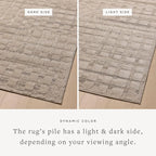 Loloi Amber Lewis Monty Collection MOT-06 Pebble/Beige 2'-7" x 8'-0" Runner Rug - Image 3