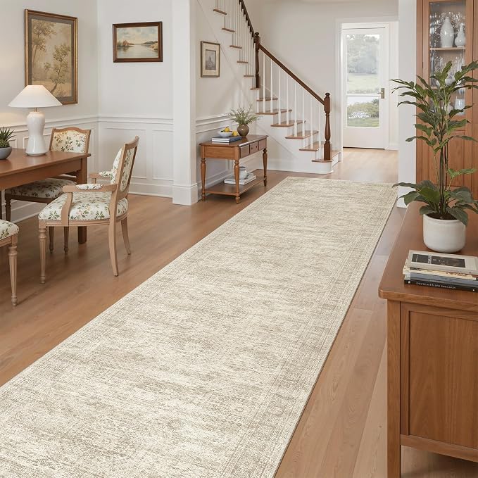 Soalmost Runner Rug 3x12 Washable Non-Slip Hallway Runner Rugs - Image 3