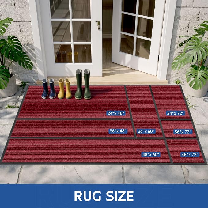 Front Door Mat, Commercial Welcome Mats, Stain and Fade Resistant, Durable - Image 8