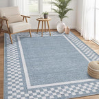 GarveeHome Washable Area Rug 4x6 Small Living Room Rugs Modern Bordered Soft - Image 8