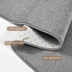 Pettop 5x7 Grey Area Rugs for Living Room Bedroom, Thickened Memory-Foam Throw - Image 7