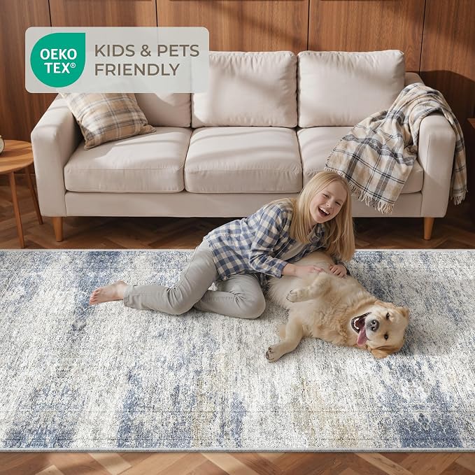 3x20 Washable Runner Rug for Hallway, Non-Slip Long Hallway Runner for Entryway - Image 9