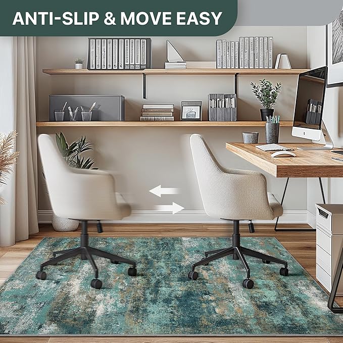48"x72" Office Chair Mat for Hardwood Tile Floor, Under Desk Carpet Protector - Image 5