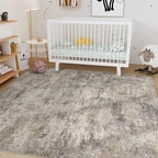 Nakagishi 10x12 Area Rugs Living Room: Washable Abstract Large Neutral Soft Rug - Image 7