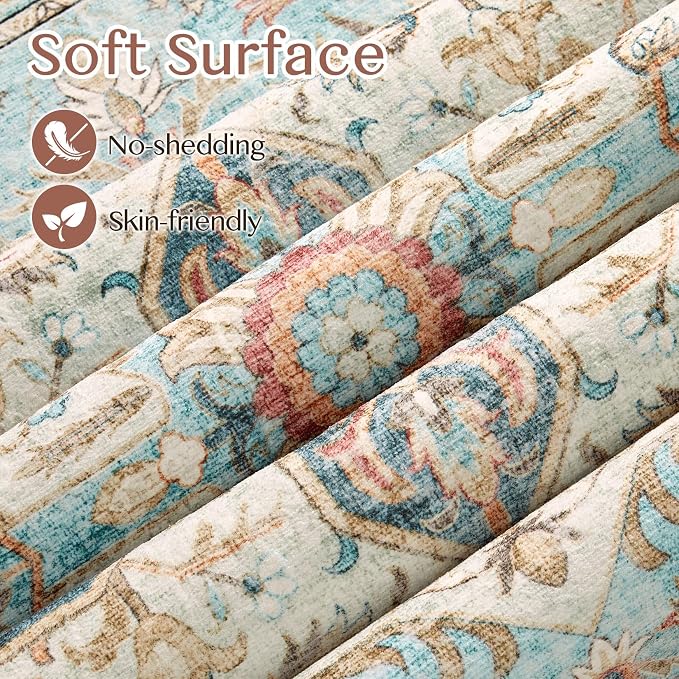 Tortania Area Rug 2x6 Runner Rugs - Image 6
