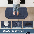 BEQHAUSE Kitchen Rugs Non Slip Washable Durable Kitchen Mats - Image 4