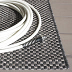 SAFAVIEH Courtyard Collection 5'3" x 7'7" Black/Beige CY8521 Indoor/ Outside - Image 3