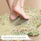 KIMODE Anti Fatigue Mats for Kitchen Floor 17"x47"+17"x29", Cushioned Kitchen - Image 3