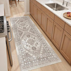 befbee Washable Runner Rug 2x6 Hallway Runner Rug Ultra-Thin Kitchen Rug Non by Befbee