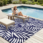 Smiry Outdoor Rug 6x9 ft, Waterproof Reversible Plastic Straw Rugs, Outdoor - Image 3