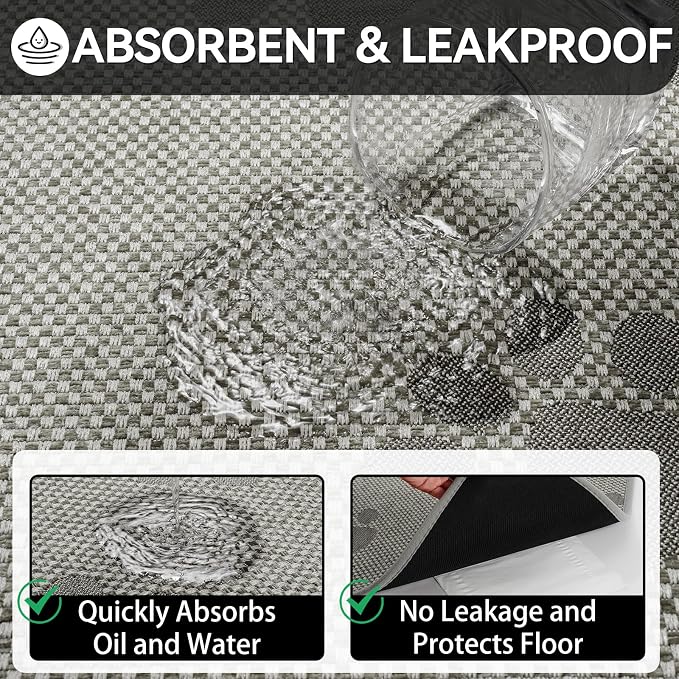 YDKGL Kitchen Mats for Floor, Super Absorbent Kitchen Rugs Non Slip Washable - Image 5