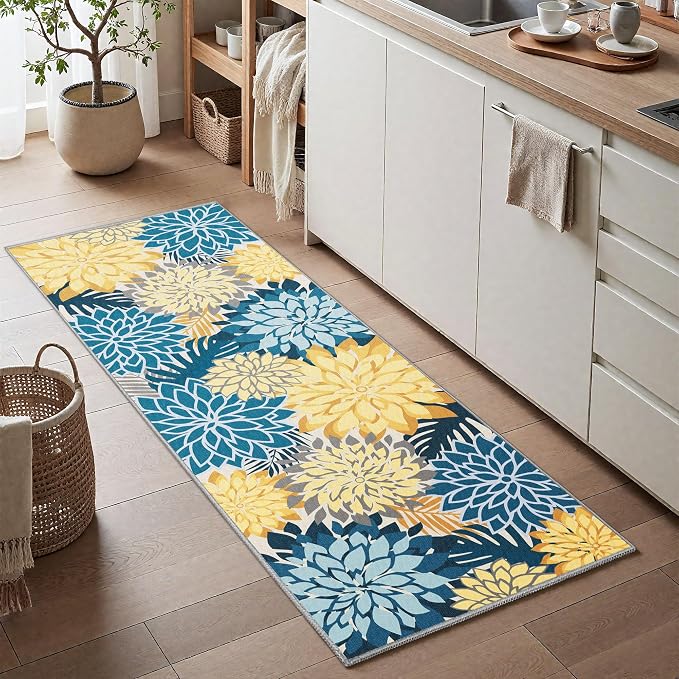 Colorful 2x6 Washable Runner Rug - Image 3