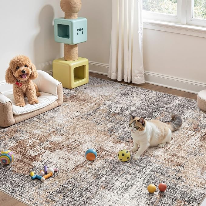 DMOYEST Square Area Rug Living Room Rugs - Image 4