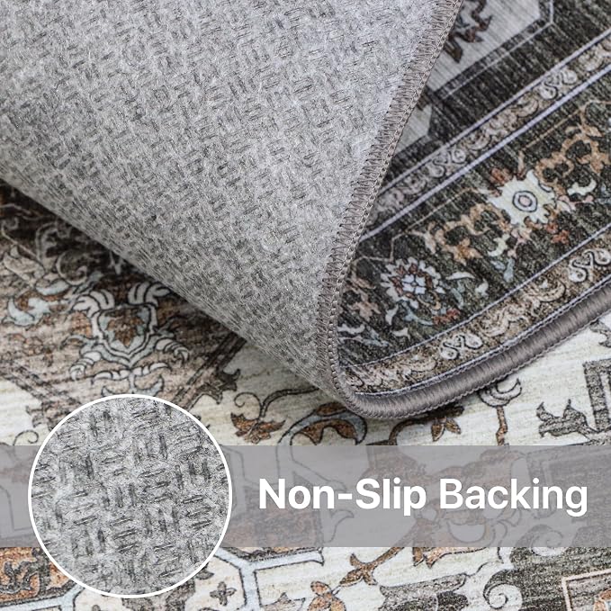 BEIMO Area Rugs 8x10 for Living Room Bedroom, Modern Vintage Machine Washable - Image 10