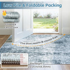 9x12 Area Rugs Washable Rug:Anti-Skid Abstract Modern Living Room Rug Soft Thin - Image 7