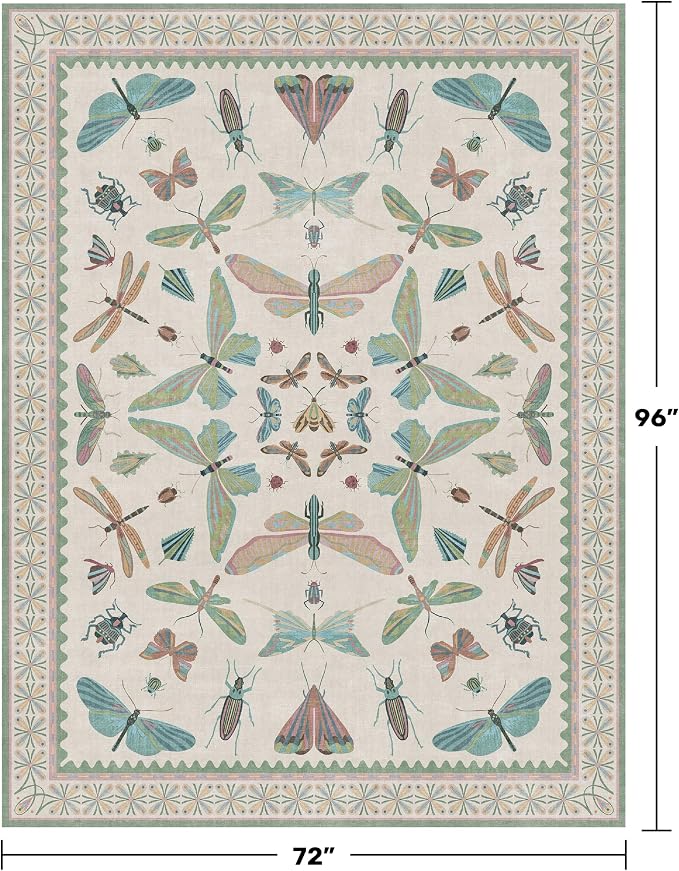 Green and Blue Rugs for Bedroom - Image 2