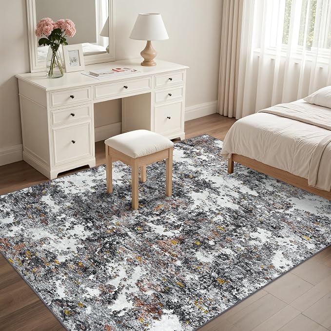 Washable Rug 6x9 Area Rugs: Soft Large Living Room Rug - Image 5