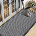 Smiry Front Door Mat Outside Entrance, Heavy Duty Natural Rubber Doormat by Smiry