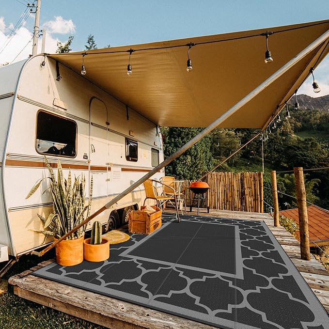 GENIMO 10 ' x 14 ' Outdoor Rug Waterproof - Image 3