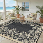 Garvee Outdoor Rugs 9’x12’ Waterproof Reversible Mats, Large Area Plastic Straw - Image 9