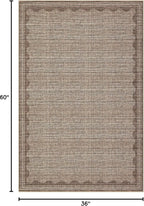 GarveeHome Scalloped Washable Rug 3x5 Non-Slip Low-Pile Indoor Rugs - Image 2