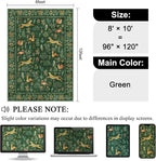 DUKINO 8x10 Rug, Washable Animal Living Room Rug - Image 2