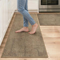 GENIMO Kitchen Mats for Floor 2PCS, Washable Absorbent Runner Rugs for Kitchen by GENIMO