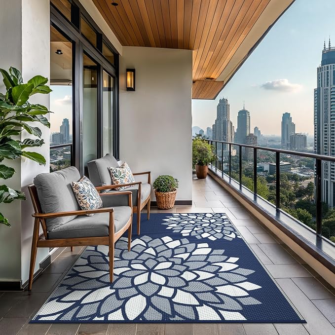 GENIMO Outdoor Rug 6' x 9' Waterproof - Image 4
