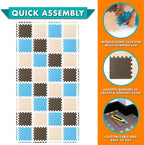 ProSource Baby Play Mat, Soft Foam Floor Tiles - Image 6