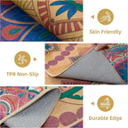 Arenarug Meditation Indoor Outdoor Rug 5x8 ft Mandala Pattern Rug Boho Style - Image 5