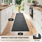 PURRUGS Dirt Trapping Door Mat 24" x 59", Non-Slip Machine Washable Entry Rug - Image 8