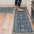 GENIMO Kitchen Rug Sets of 2, Non-Slip Washable Low-Pile Kitchen Mats by GENIMO