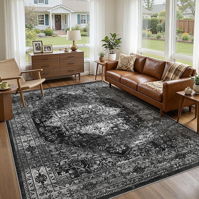 UERMEI 10x14 Area Rug Living Room Rugs - Image 5