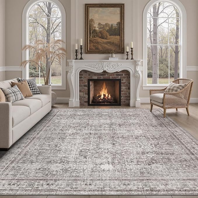 DCX Gray 5x7 Rug, Kid & Pet Friendly - Image 2