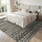 Miukiki 6x9 Area Rug for Living Room Moroccan Washable Rugs Non Slip Indoor - Image 8