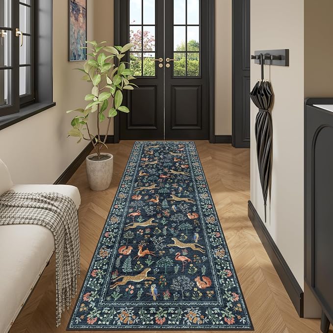 DUKINO 2x10 Rug for Hallway, Washable Kitchen Runner Rug - Image 5